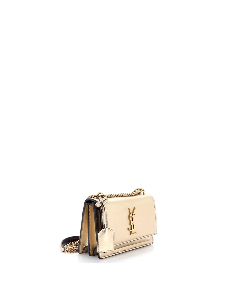 Pre-Owned Saint Laurent Small Sunset Crossbody Bag Leather