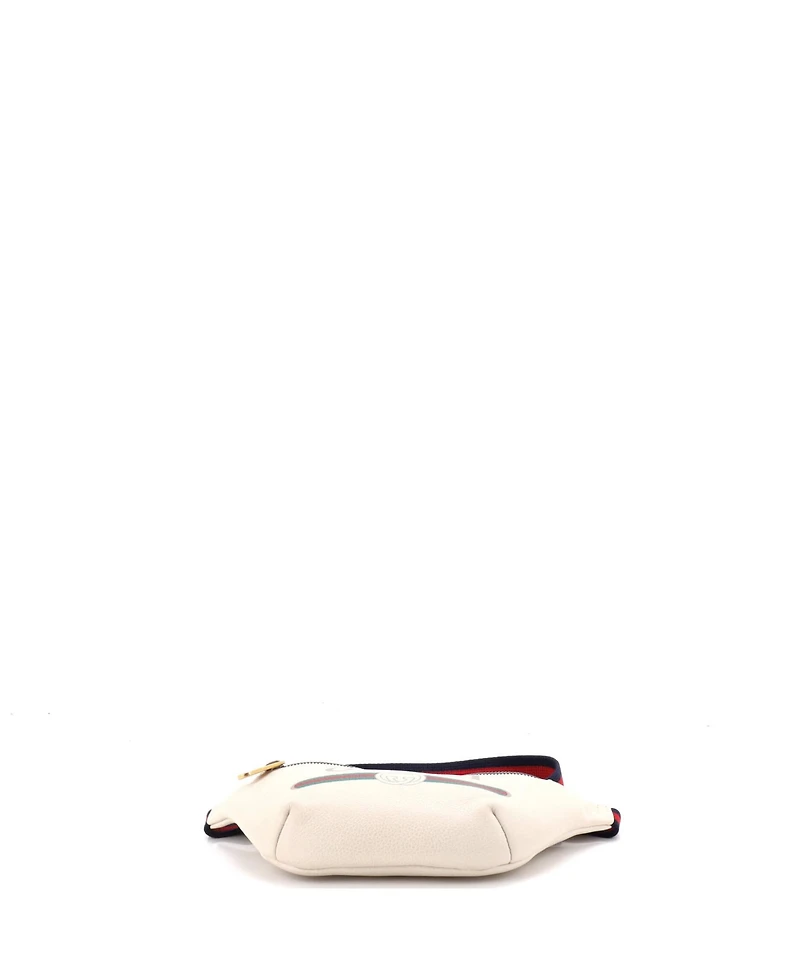 Pre-Owned Gucci Small Logo Belt Bag Printed Leather
