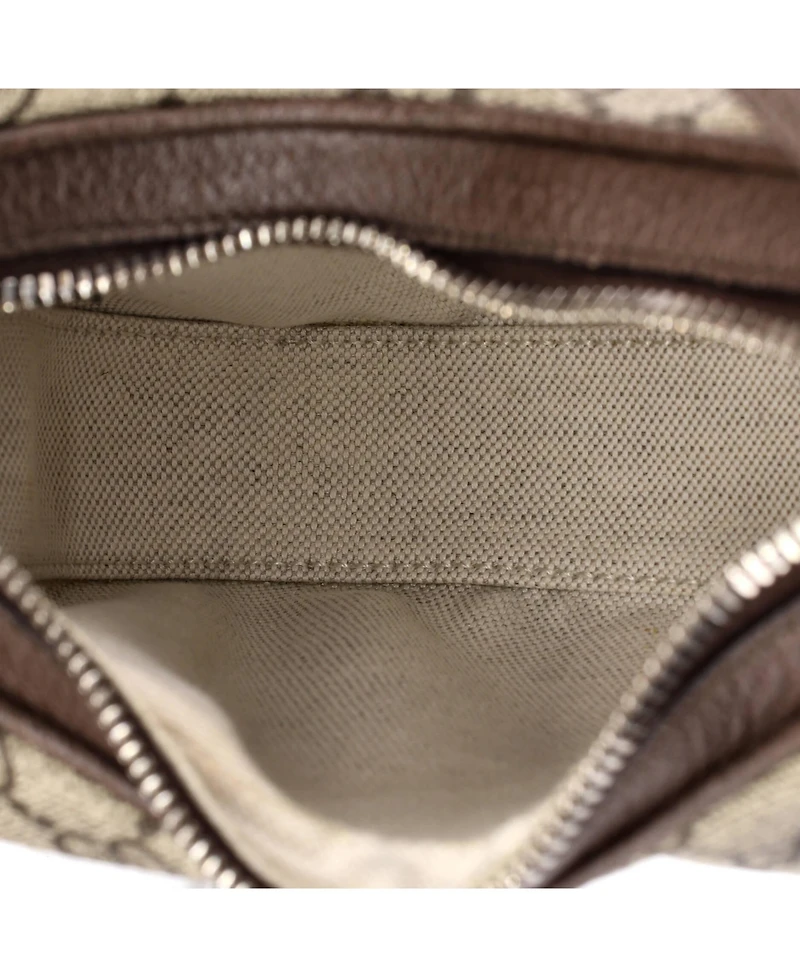 Pre-Owned Gucci Small Attache Shoulder Bag Gg Coated Canvas
