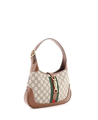 Pre-Owned Gucci Small Jackie 1961 Hobo Gg Coated Canvas
