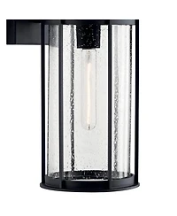 Kichler Camillo 18" High Textured Black Outdoor Wall Light