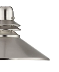 Kichler Grenoble 11" Wide Brushed Nickel 1-Light Modern Mini Pendant