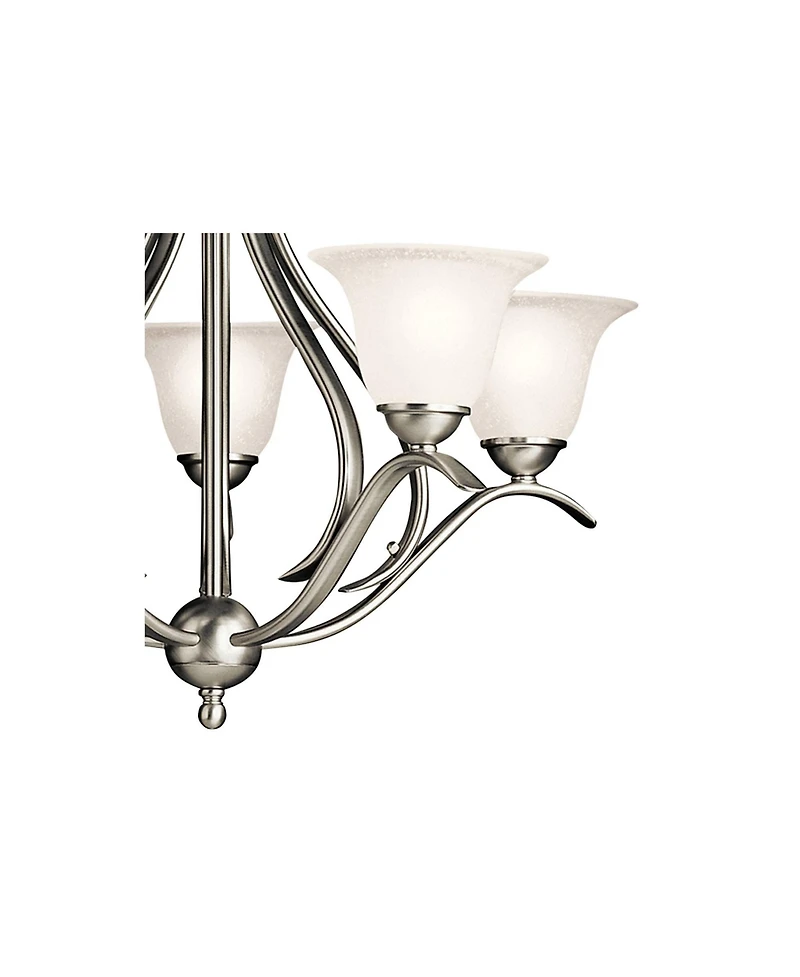 Kichler Dover 24" Wide Brushed Nickel 5-Light Chandelier