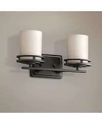 Kichler Hendrik 14 1/2" Wide Bronze Bathroom Light Fixture