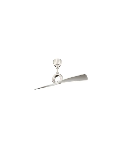 54" Kichler Link Nickel 2-Blade Ceiling Fan with Remote Control