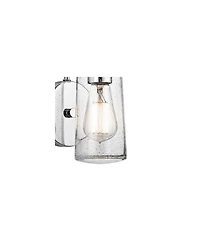 Kichler Braelyn Chrome 9" High Seedy Glass Wall Sconce