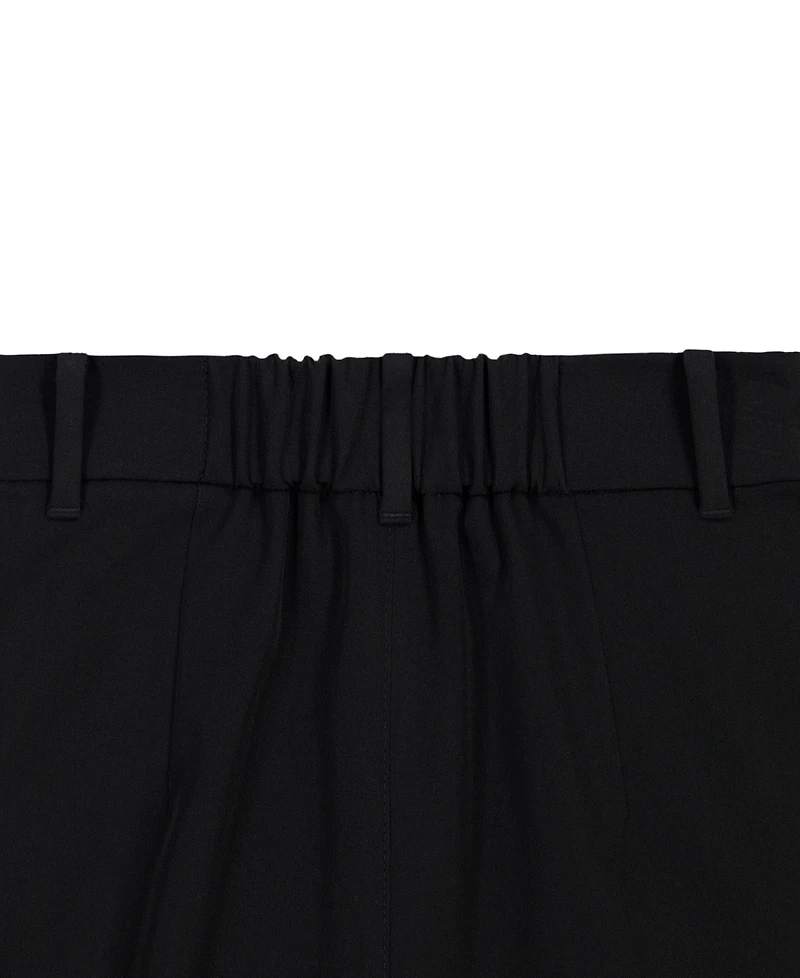 Calvin Klein Girls' 7-16 Refined Stretch Tailored Wide-Leg Pants