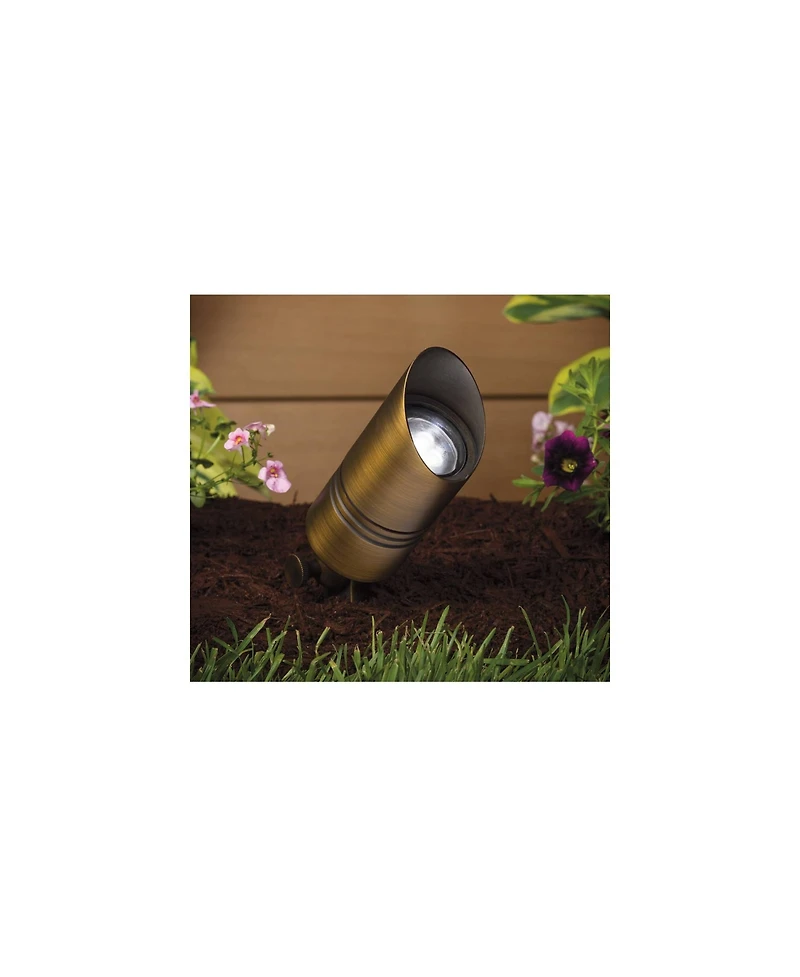 Kichler Landscape 5" High Centennial Brass Accent Light