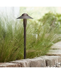 Kichler 22" High 2700K Led Bronze 6" Dome Path Light