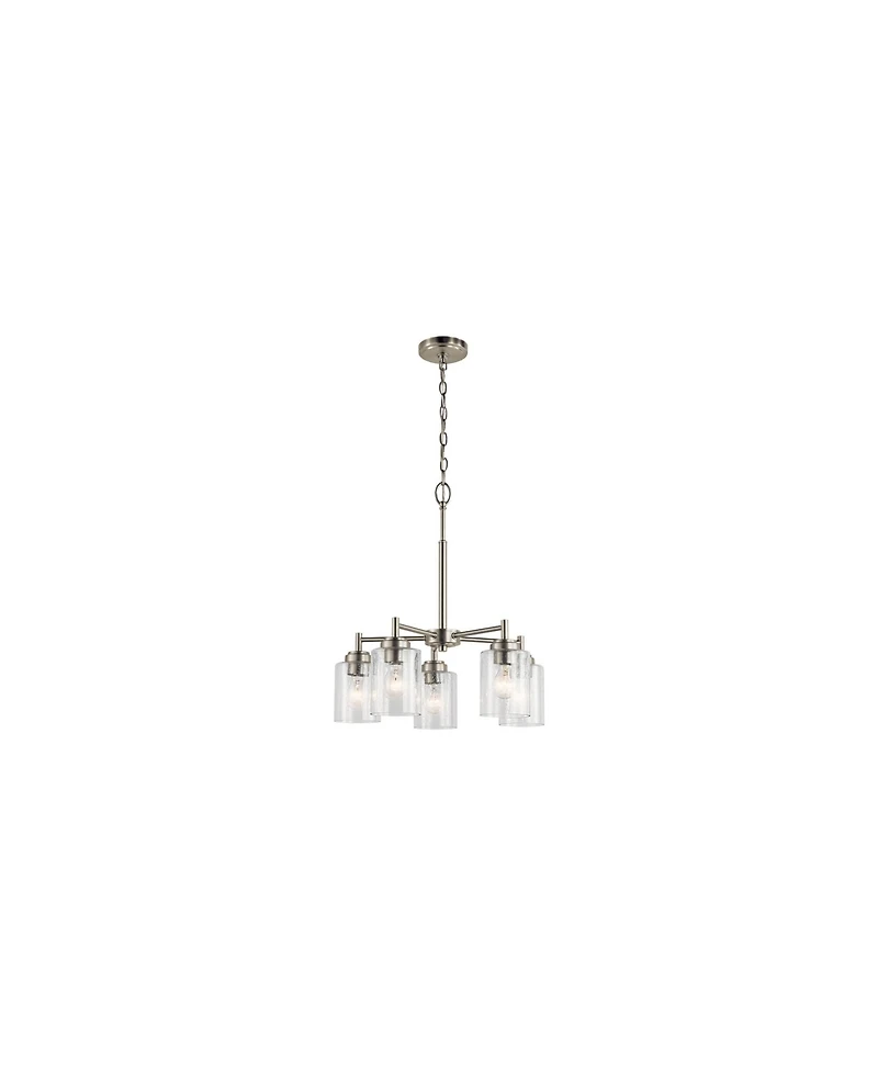 Kichler Winslow 19 3/4"W Brushed Nickel 5-Light Chandelier
