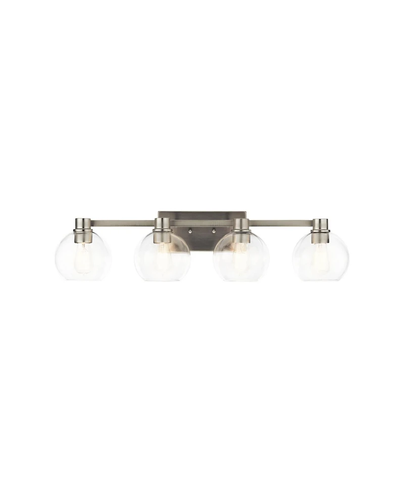 Kichler Harmony 33 1/2"W Brushed Nickel 4-Light Bath Light