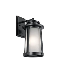 Kichler Harbor Bay 15 3/4" High Black Outdoor Wall Light
