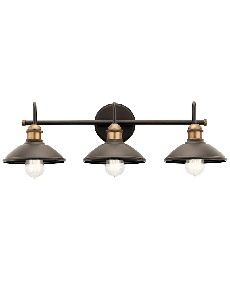 Kichler Clyde 26 1/4" Wide Olde Bronze 3-Light Bath Light