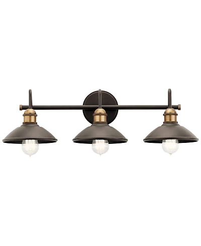 Kichler Clyde 26 1/4" Wide Olde Bronze 3-Light Bath Light
