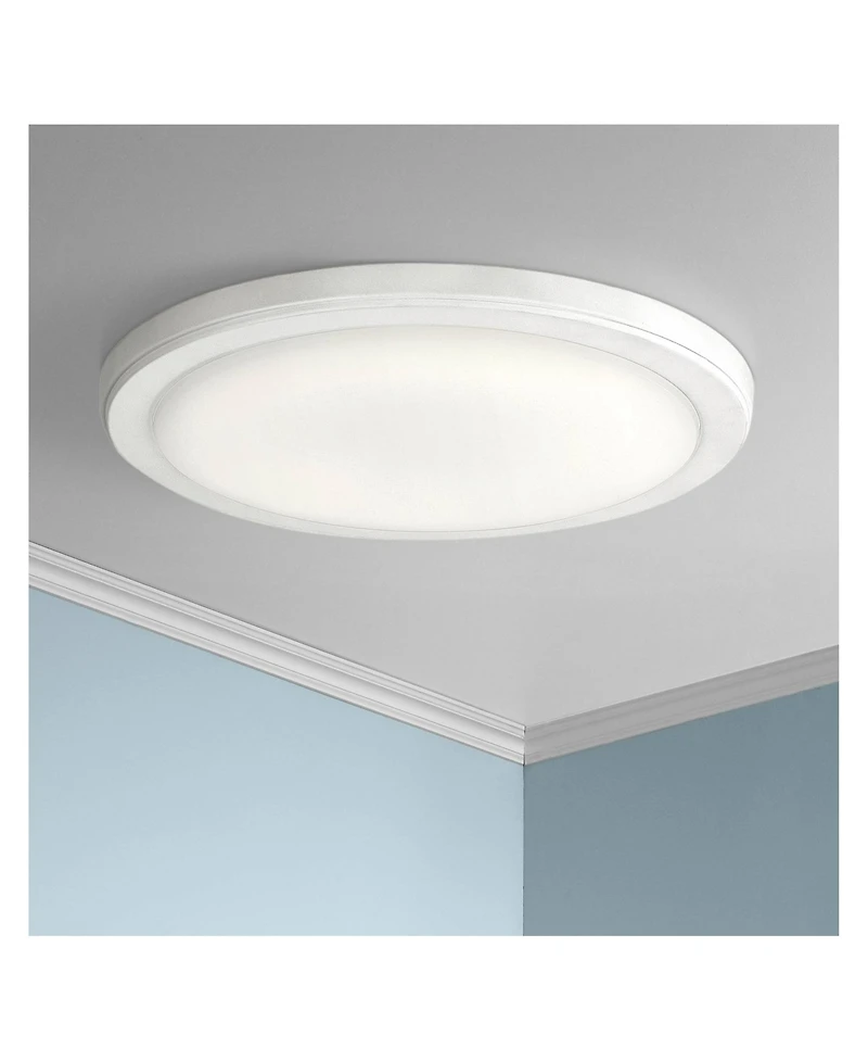 Kichler Zeo 13" Wide Round White 3000K Led Ceiling Light