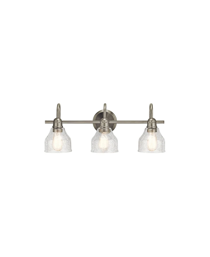 Kichler Avery 24" Wide Brushed Nickel 3-Light Bath Light