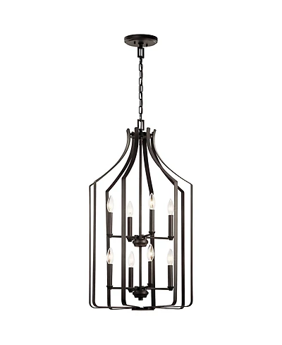 Kichler Morrigan 19"W Olde Bronze 8-Light Foyer Chandelier