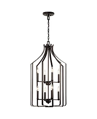Kichler Morrigan 19"W Olde Bronze 8-Light Foyer Chandelier