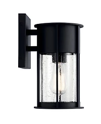 Kichler Camillo 11" High Textured Black Outdoor Wall Light