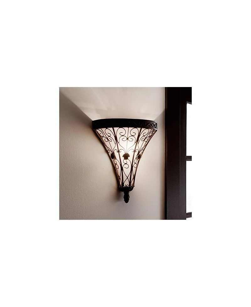 Kichler Marchesa 14 3/4" High Terrene Bronze Wall Sconce