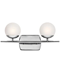 Kichler Jasper 7 3/4"H Chrome 2-Light Halogen Wall Sconce