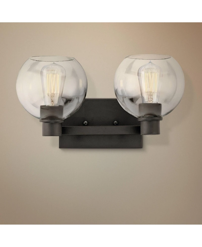 Kichler Harmony 8 1/4" High Olde Bronze 2-Light Wall Sconce