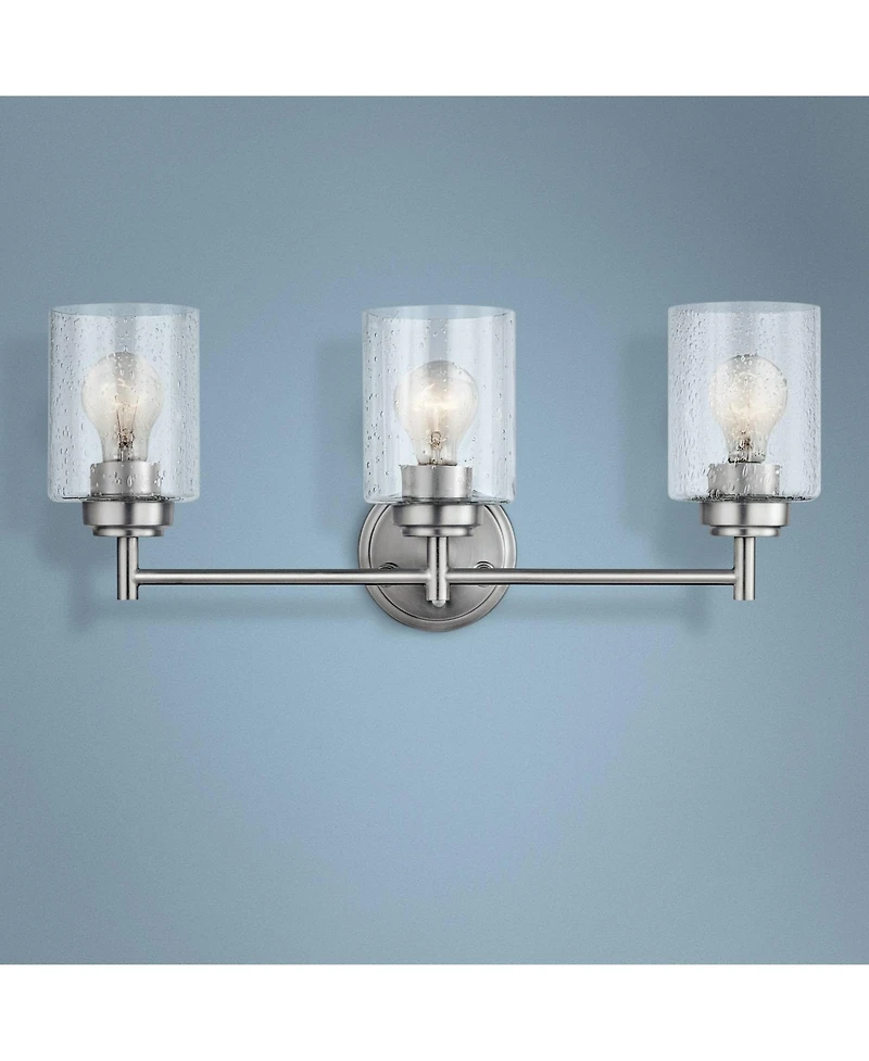 Kichler Winslow 21 1/2"W Brushed Nickel 3-Light Bath Light