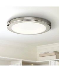 Kichler Zeo 10" Wide Round Brushed Nickel 4000K Led Ceiling Light