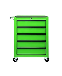 Streamdale Furniture Rolling 5-Drawer Metal Tool Chest and Cabinet Storage Organizer