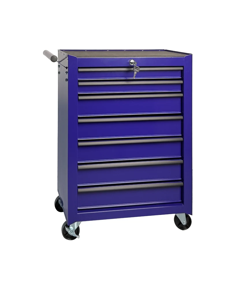 Streamdale Furniture Rolling Metal 7-Drawer Tool Chest Cabinet with Storage Organizer