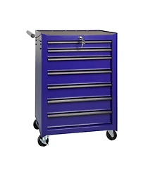 Streamdale Furniture Rolling Metal 7-Drawer Tool Chest Cabinet with Storage Organizer