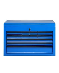 Streamdale Furniture Heavy Duty 24-Inch 9-Drawer Portable Metal Tool Box Chest with Lock