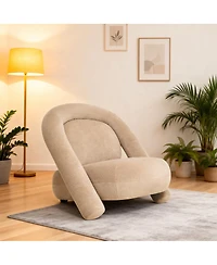 Streamdale Furniture Velvet Accent Lounge Chair