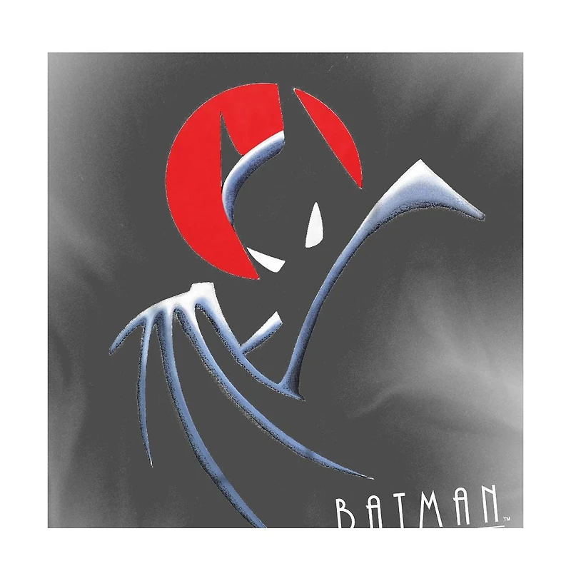 Batman Men's The Animated Series Behind Cape T-Shirt