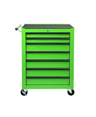 Streamdale Furniture Rolling 7-Drawer Metal Tool Chest and Cabinet