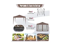 Boyel Living Pop-Up Canopy Tent Easy Setup Instant Folding Shelter with Mesh Netting