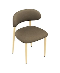 Streamdale Furniture Modern Lamb Wool Dining Chairs