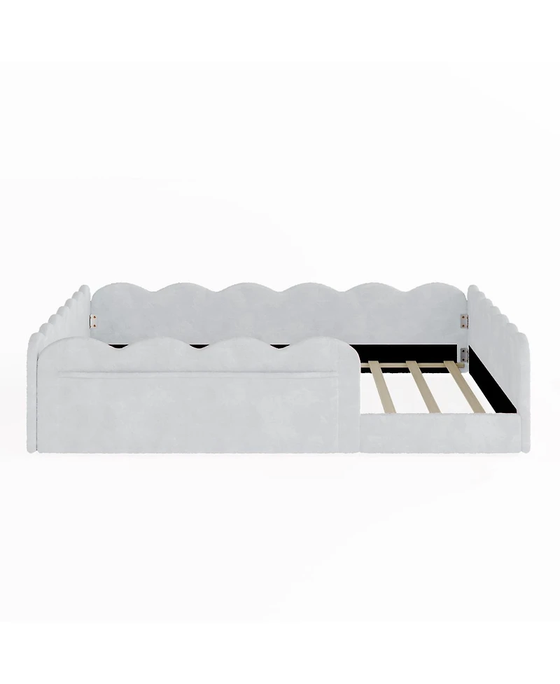 Streamdale Furniture Full Size Upholstered Floor Bed