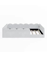 Streamdale Furniture Full Size Upholstered Floor Bed