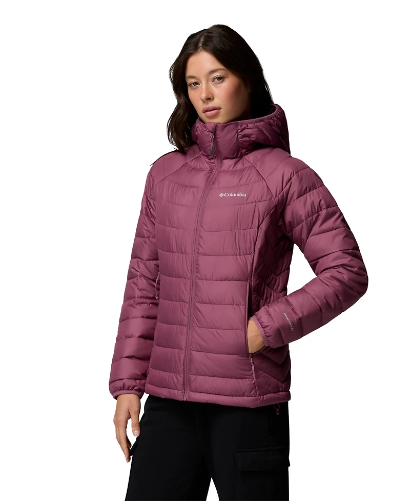 Columbia Women's Powder Lite Ii Lightweight Insulated Hooded Jacket