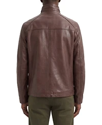 Bagatelle Men's Leather Stable Regular-Fit Jacket