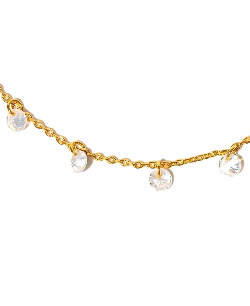 Girls Crew Crystal Dewdrop Anklet