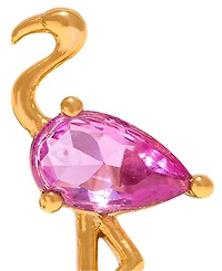 Girls Crew Crystal Flamingo Stud Earrings
