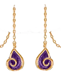 Girls Crew Crystal Disney Ursula Threader Earrings