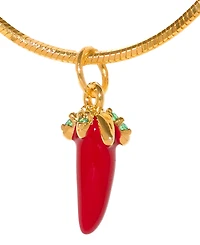 Girls Crew Crystal Hot Tamale Necklace