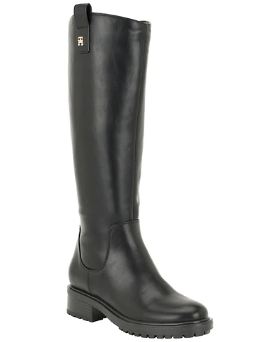 Tommy Hilfiger Women's Ashere Lug Sole Riding Boots