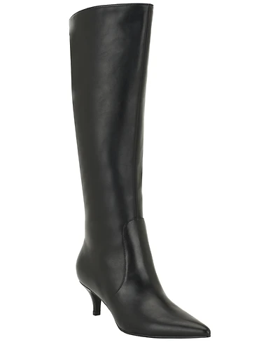 Tommy Hilfiger Women's Derisa Kitten Heel Tall Dress Boots
