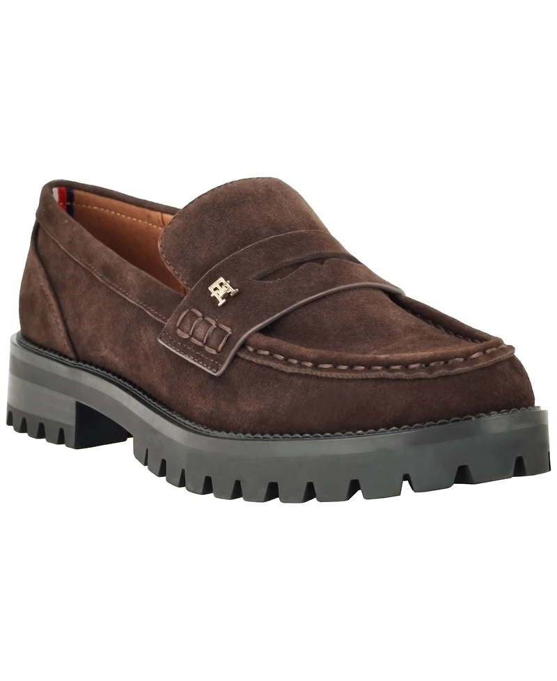 Tommy Hilfiger Women's Yesen Lug Sole Penny Loafers
