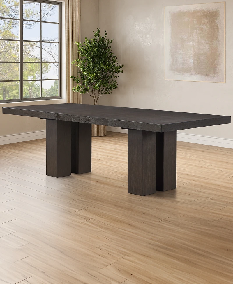 Summit 78" Wood Extendable Dining Table, Macy's Exclusive