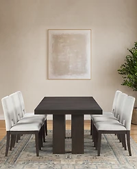 7-Piece Summit Square Dining Set (1 Tabel & 6 Side Chairs), Macy's Exclusive